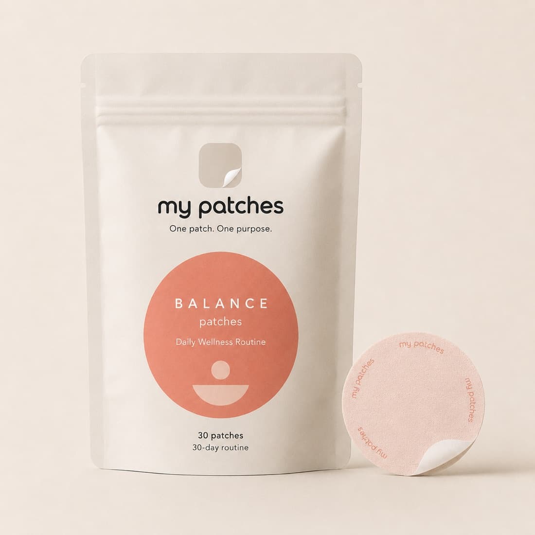 BALANCE patches, pouch and patch, my patches